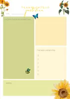 Aperçu - Outils du professeur - Agenda scolaire "Tournesol"Juin - Page 2