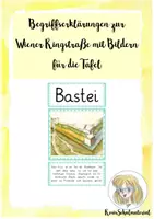 Vorschau - Poster - Begriffserklärungen zur Wiener Ringstraße (Tafelmaterial) - Deckblatt
