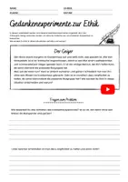 Aperçu - Feuilles d'exercices - Expériences de pensée sur l'éthique (allemande) - Page 2