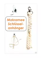 Vorschau - Mal- und Bastelvorlagen - Makramee Schlüsselanhänger gerade - WG #silvesterknaller25 - Deckblatt