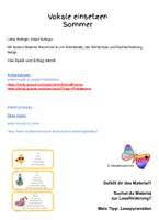 Aperçu - Feuilles d'exercices - Vokale einsetzen - Rätsel Sommer - Page 2