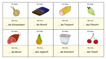 Vorschau - Spiele - Lebensmittel/ Ernährung: Ich habe- Wer hat...?- Spiel - Seite 3