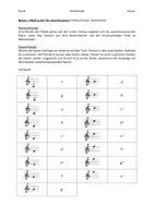 Vorschau - Arbeitsblätter - Noten – Merk es Dir! (Violinschlüssel) - Deckblatt
