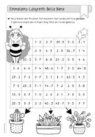Vorschau - Arbeitsblätter - Einmaleins Labyrinth | Multiplikation - Seite 3