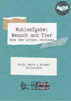 Vorschau - Arbeitsblätter - Tierwohl - verfassen einer Rede/eines Artikels - Seite 1