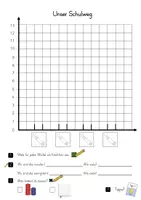 Vorschau - Arbeitsblätter - Diagramme Klasse 1, 2 - Seite 1