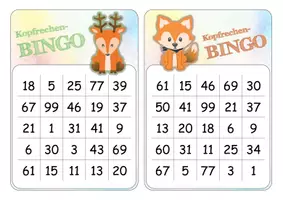 Vorschau - Spiele - Kopfrechen-BINGO (Division im Zahlenraum bis 100) - Seite 3