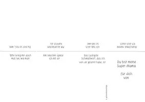 Vorschau - Mal- und Bastelvorlagen - Faltbuch zum Muttertag "Super-Mama" - Seite 3