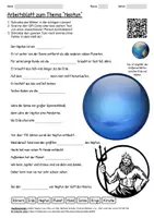 Vorschau - Arbeitsblätter - Arbeitsblatt "Neptun" + Onlineübung & MP3 + - Deckblatt