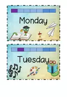 Vorschau - Poster - Universalkalender / Kalender - English / Englisch - Seite 1