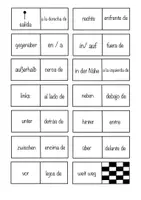 Vorschau - Spiele - Präpositionen des Ortes Domino + Puzzle - preposiciones de lugar - Seite 1