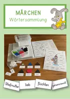 Vorschau - Arbeitsblätter - Thematische Wörtersammlung MÄRCHEN - Deckblatt