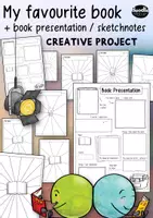 Vorschau - Arbeitsblätter - Creative Project - Book Presentation / Favourite Book - Deckblatt