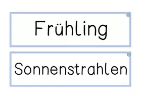 Vorschau - Arbeitsblätter - Frühlingswörter Rhythmusbausteine - Seite 3