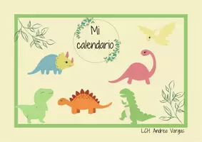 Vista previa - Hojas de trabajo - Mi Calendario de Dinosaurios. - Portada