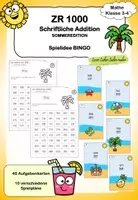 Vorschau - Stationenlernen - Spielidee "Bingo" - Grundrechenarten SET im ZR 1000 - SOMMEREDITION - Seite 1