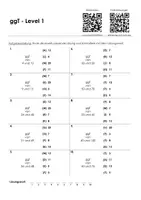 Vorschau - Arbeitsblätter - ggT (größter gemeinsamer Teiler) - Arbeitsblatt Multiple Choice - Seite 3