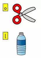Vorschau - Arbeitsblätter - Lesespaziergang mit "Sch sch" - Wörtern (Druckschrift farbig) - Seite 2