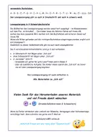 Vorschau - Arbeitsblätter - Lesespaziergang mit "Sch sch" - Wörtern (Grundschrift farbig) - Seite 1