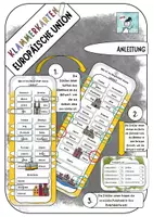 Vorschau - Fördermaterial/Inklusion - 10 Klammerkarten "Die Länder der Europäischen Union" - Seite 1