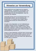 Vorschau - Stationenlernen - Würfelgebäude Erweiterung - Seitenansichten & Schattenbilder - Seite 1