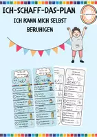 Vorschau - Fördermaterial/Inklusion - Ich kann mich selbst beruhigen - Notfallplan - Deckblatt