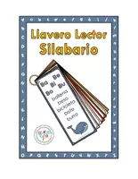 Vista previa - Tarjetas / Manipulativos - LLAVERO LECTOR SILABARIO TARJETAS DIGRAFOS - Portada