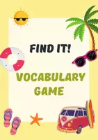 Vista previa - Juegos / Gamificación - FIND IT - Summer vocabulary (End-of-year game) - Portada