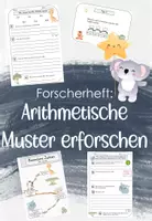 Vorschau - Arbeitsblätter - AAL-ZAHLEN // UMKEHRZAHLEN // ARITHMETISCHE MUSTER ENTDECKEN // GRUNDSCHULE // MATHEMATIK - Deckblatt