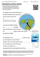 Vorschau - Arbeitsblätter - Arbeitsblatt "Nordpol" + Onlineübung & MP3 + Infografik - Deckblatt