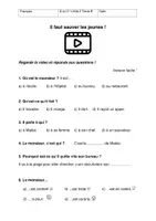 Vorschau - Arbeitsblätter - A toi 2 Unité 2 Texte B Hörsehverstehen - Seite 2