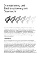 Vorschau - Arbeitsblätter - Dramatisierung und Entdramatisierung von Geschlecht - Seite 2