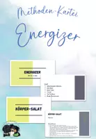 Vorschau - Anderer Materialtyp - Methoden-Kartei - Thema: Energizer - Deckblatt
