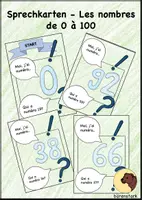 Vorschau - Arbeitsblätter - Sprechkarten - Spiel - Les nombres de 0 à 100 - Deckblatt