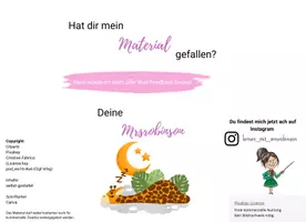 Vorschau - Mal- und Bastelvorlagen - Tierische Feriengrüße zum Schulschluss - Giraffenklasse - Seite 2