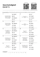 Vorschau - Arbeitsblätter - Geschwindigkeit - Arbeitsblatt mit Multiple-Choice-Aufgaben - Seite 3