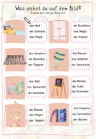 Vorschau - Arbeitsblätter - Kinderzimmer Themenheft Wortschatz - Seite 2