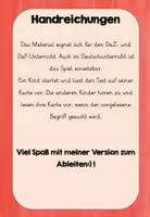Vorschau - Spiele - Ich habe.. Wer hat.. ? Lesespiel Kleidung (Daz/ DaF) - Seite 1