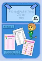 Vorschau - Arbeitsblätter - Rechenspaziergang Obst im ZR bis 100 - Deckblatt