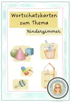 Vorschau - Bildkarten - Wortschatzkarten Kinderzimmer - Deckblatt