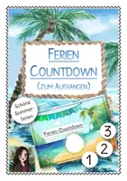 Vorschau - Poster - Ferien Countdown (zum Aufhängen im Lehrer- oder Klassenzimmer) - Deckblatt