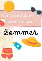 Vorschau - Bildkarten - Wortschatzkarten Sommer - Seite 1