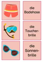Vorschau - Bildkarten - Wortschatzkarten Sommer - Seite 3