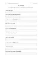 Vorschau - Arbeitsblätter - Fragebogen zur Tierkartei - Deckblatt