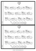 Vorschau - Arbeitsblätter - Lese-Flitzer | Buchstabe W/w | Lesetempo-Training | Druckschrift - Seite 3
