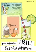 Vorschau - Mal- und Bastelvorlagen - Bastelanleitung - Geschenk - Eistee - Deckblatt
