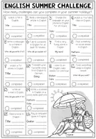 Vorschau - Arbeitsblätter - ENGLISH SUMMER CHALLENGES (Faltheft + Worksheet) - Seite 2