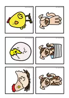 Vorschau - Fördermaterial/Inklusion - Bildfolgen - je 3 Legekarten - Ordnen & Erzählen - Kommunikation über Bilder - Seriation - Narrativität - Seite 2