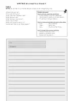 Vorschau - Arbeitsblätter - Writing an email to a friend - Structure - Writing - Checklist - Seite 2