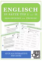 Vorschau - Arbeitsblätter - Englisch: If-Sätze I und II - interaktiv - Deckblatt